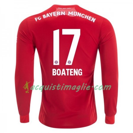Divisa di Calcio Bayern Monaco Jerome Boateng 17 Prima 2019/2020 Manica Lunga